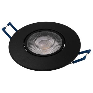 LED Einbaustrahler. 4.5W. schwenkbar. schwarz. CCT 3000K-6000K
