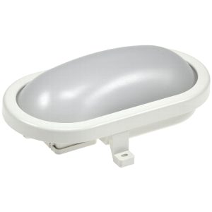 Kellerleuchte. Schuppen- und Carportlampe 6W LED iP54 oval. neutralweiß