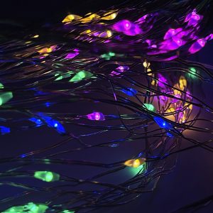 Lichterkette Kaskade 200 LED Multicolor 230V