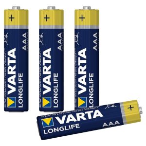 Micro-Batterien. 4 Stück. Varta LongLife. AAA 1.5V
