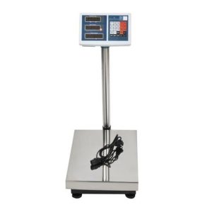 Waage bis 100kg. Industriewaage Paketwaage Akku. Preisberechnung