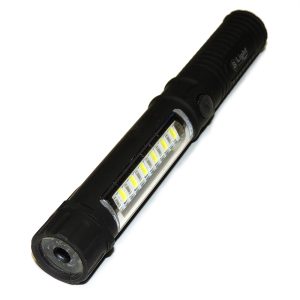 Stableuchte 6+6 COB + 1 Watt LED mit Clip und Magnet