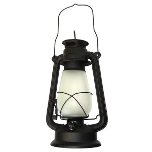 LED Laterne Retro. schwarz