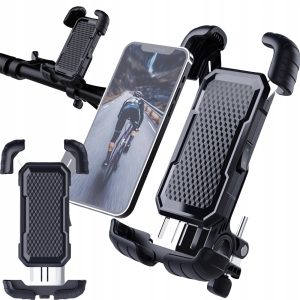 Anti-Shock Smartphone-Halter für Lenkermontage. schwarz