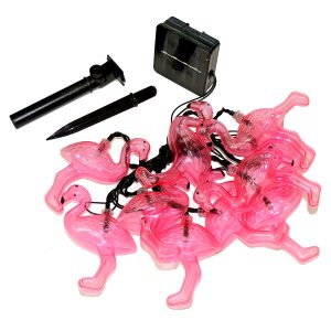 Solar LED Lichterkette „Flamingo“. 10 LED. 390cm