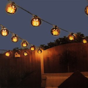 Solar Lichterkette mit Flammeneffekt 5.15m IP44