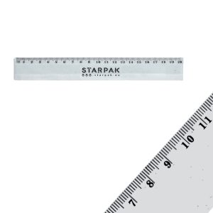 Lineal. 20cm Kunststoff transparent