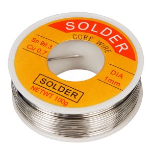 Lötzinn. ø1.0mm. 100g Rolle bleifrei