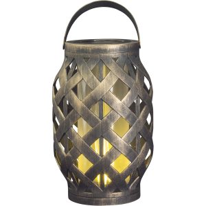 LED Korbleuchte mit Flammeneffekt 36 LED
