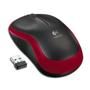 Logitech Funk-Maus M185 rot