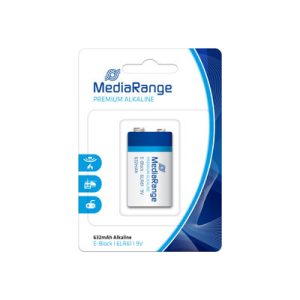 9V Block-Batterie. MediaRange Premium Alkaline