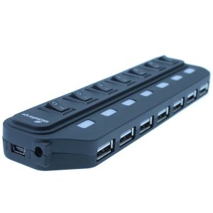 MediaRange USB 2.0 7-Port Hub. schaltbar