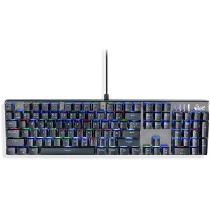 MediaRange Gaming Serie Tastatur GS101 mit 104 Tasten und 14 Farbmodi. USB
