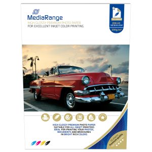 200g Foto-Papier. Inkjet Glossy. DIN A3. 50 Blatt. MediaRange