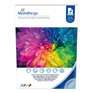 105g Foto-Papier. Inkjet matt. DIN A4. 100 Blatt. MediaRange