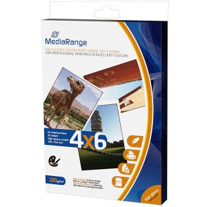 220g Foto-Karten 1015cm. Glossy. 50 Bl.. MediaRange