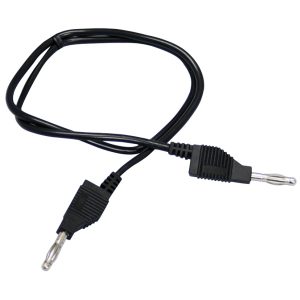 Messleitung 150cm schwarz 2x 4mm Bananenstecker