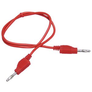 Messleitung 150cm rot 2x 4mm Bananenstecker