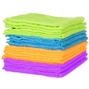 Mikrofasertuch Reinigungstücher 12 Stück Spar-Set Größe 30x30cm