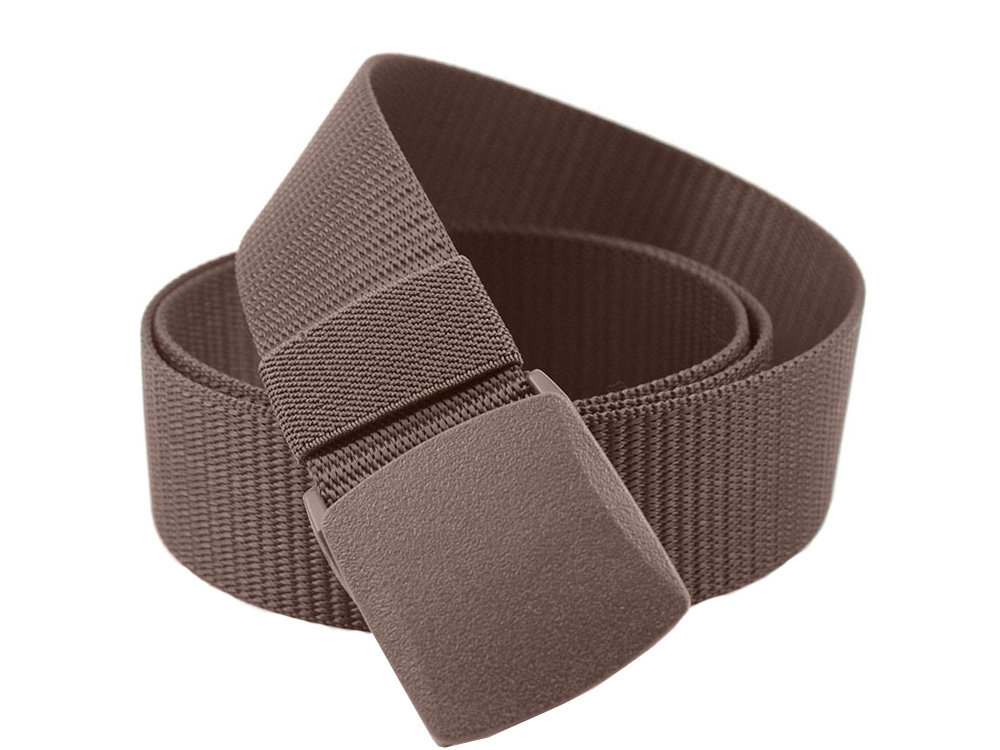 Gürtel aus robustem Textilgewebe 120cm braun