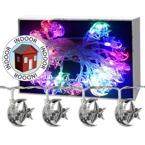 Lichterkette 30 LED Himmelskörper 3.80m Multicolor
