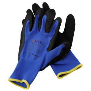 Ulith Arbeitshandschuhe. blau Gr. 8/M. Nitril. EN388