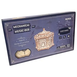 Bausatz aus Holz. Music Box mit Spieluhr und Geheimfächern. Robotime Secret Garden AMK52