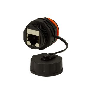 Cat.6A Outdoor Schraub-Kupplung 2 x RJ45. IP68