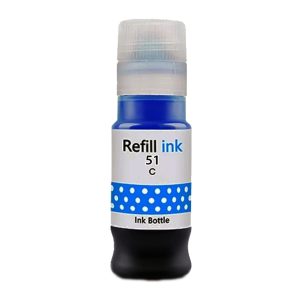 Nachfüll-Tinte Cyan 70 ml alternativ zu Canon GI-51 / 1604C001