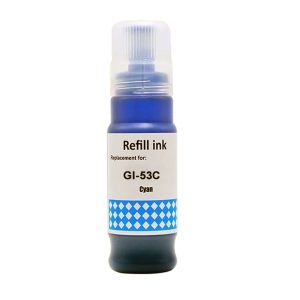Nachfüll-Tinte Cyan 70 ml alternativ zu Canon GI-53C / 4673C001