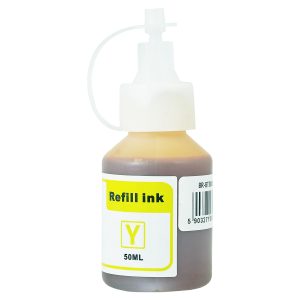 Nachfüll-Tinte yellow 50 ml alternativ zu Brother BT-5000Y