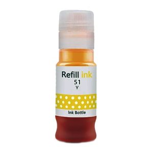 Nachfüll-Tinte Yellow/Gelb 70 ml alternativ zu Canon GI-51 / 1606C001
