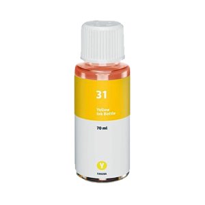 Nachfüll-Tinte Yellow/Gelb 70 ml alternativ zu HP 31 / 1VU28AE