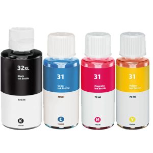 Nachfüll-Tinten-Set alternativ zu HP 32 XL