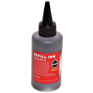 Nachfüll-Tinte schwarz 100 ml alternativ zu Epson 664 / C13T664140