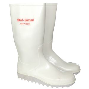 Gummistiefel aus Nitril-Gummi weiß Gr. 40