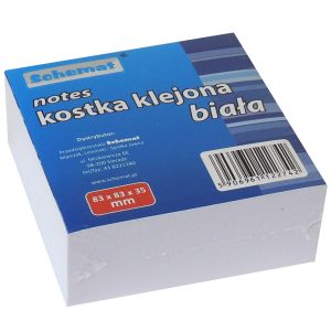 Notizblock 300 Blatt. 83x83mm. weiß
