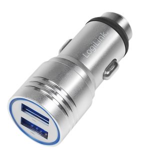 USB-Kfz-Ladeadapter mit integriertem Nothammer 10.5W