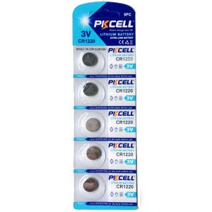 CR1220 (6220) CR1220. DL1220 Lithium-Knopfzelle. 5er Set