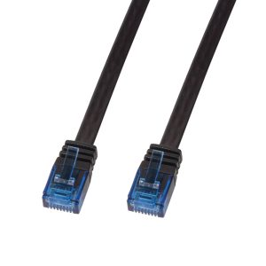 Patchkabel SlimLine Cat.6A LAN Kabel U/FTP. schwarz 20m