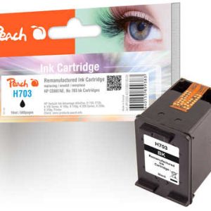 Peach Druckerpatrone PI300-437. kompatibel zu HP 703 schwarz
