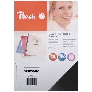 Umschlagdeckell EInbanddeckel schwarz. A4 250g/qm 25 Blatt