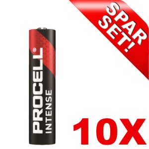 Micro-Batterien AAA. 10er-Pack PROCELL Intense