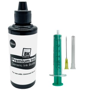 Refill Set 100ml Schwarz für Lexmark-Drucker (Art. rlbk