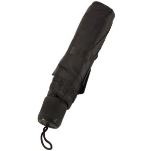 Taschenregenschirm. automatisch schwarz