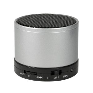Logilink Bluetooth Lautsprecher mit MP3 & FM Radio. silber