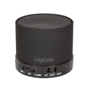 Logilink Bluetooth Lautsprecher mit MP3 & FM Radio. schwarz