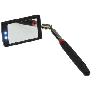 Teleskop Spiegel mit LED Beleuchtung Gesamtlänge 28-88cm