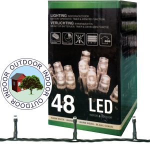 Lichterkette 48 LED 4.10m warmweiß