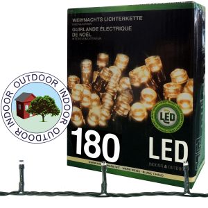 Lichterkette 180 LED 16.5m warmweiß